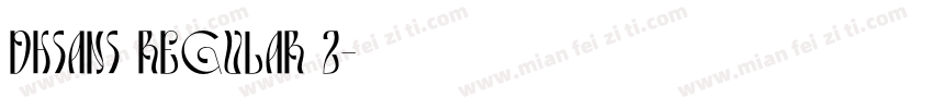 DHSans Regular 2字体转换